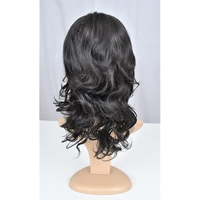 DILLARDS Long Curly Black Wigs For Women Daily Use Natural Looking Heat Hair - Image 2